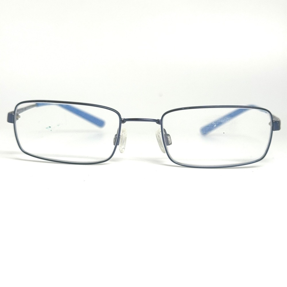 Nike 4631 426 Navy Blue Rectangular Flexon Eyeglasses Frames 49-18-135